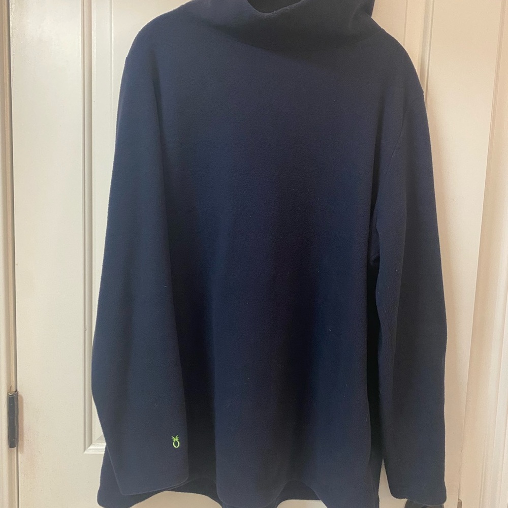 Dudley Stephens Women's Navy Turtleneck Sweater